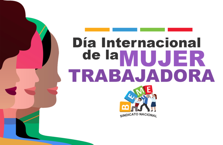 Saludo a las socias en la conmemoración del Día Internacional de la Mujer trabajadora.