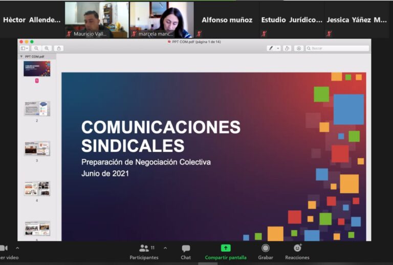 Directorio Sindicato BEME analiza su estrategia comunicacional para la Negociación Colectiva.
