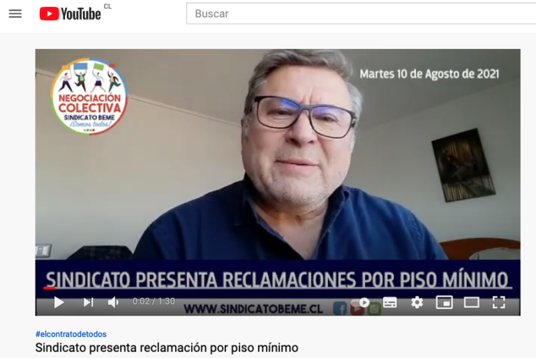 VIDEO | Presidente del Sindicato BEME informa sobre presentación ante Inspección del Trabajo