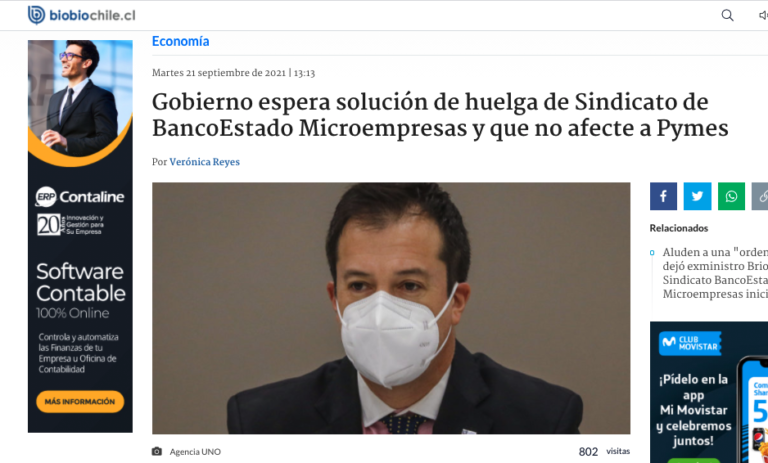A diferencia de BEME: Ministro de Economía reconoce aporte de trabajadores en apoyo a empresas durante Pandemia