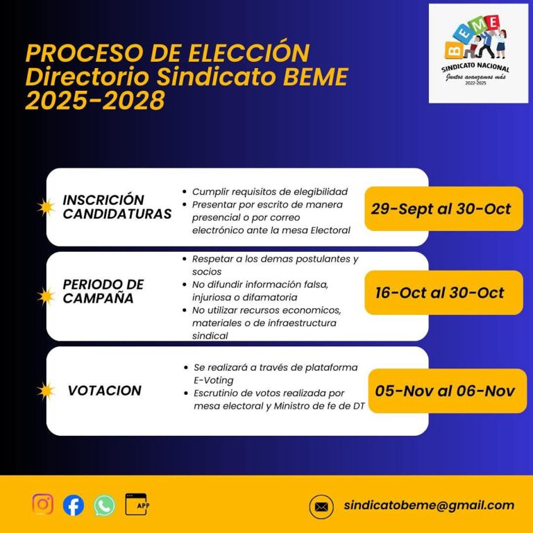 Elección directorio 2025-2028
