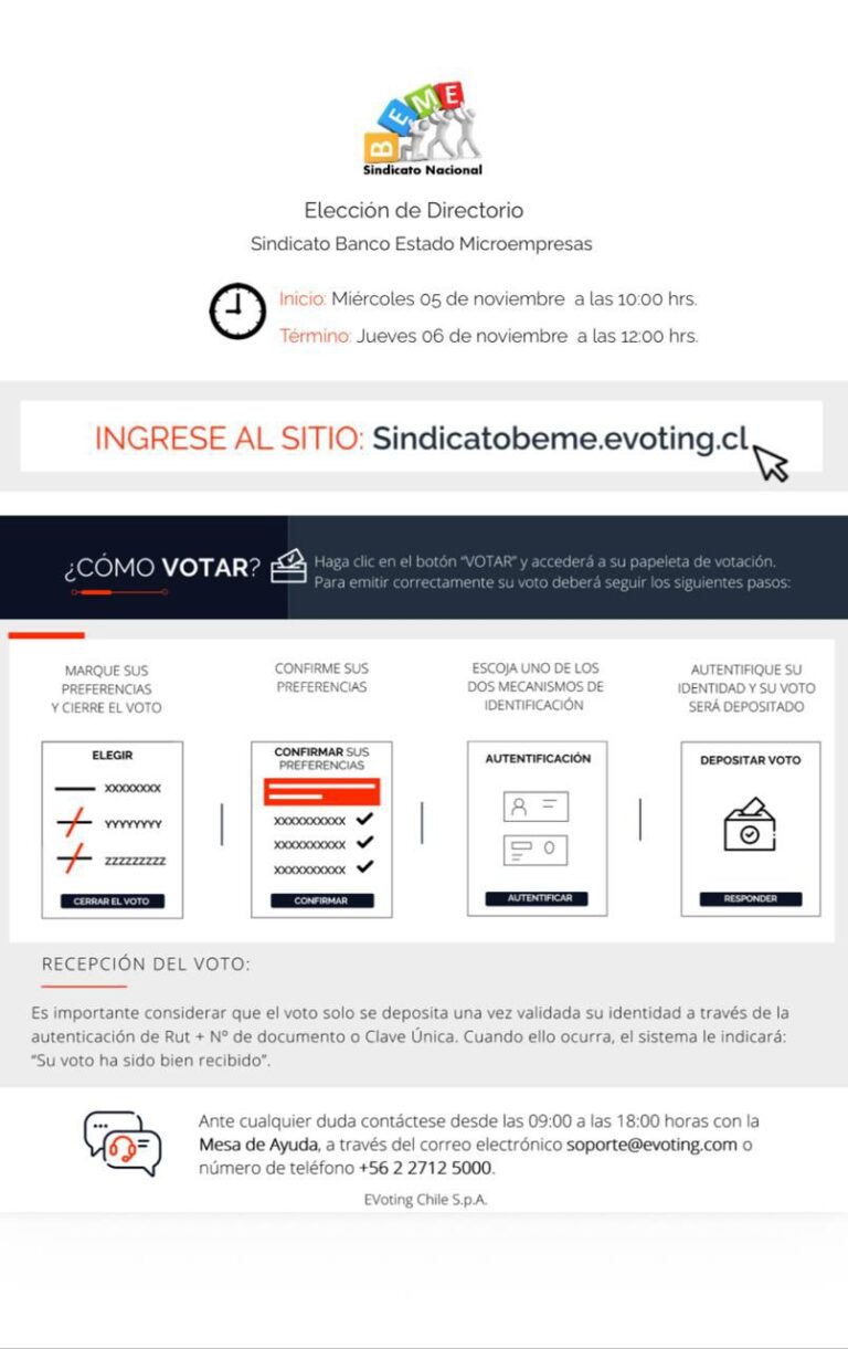 ¡Así de fácil es votar!Mira este video y asegúrate de participar en las elecciones del Sindicato BEME.Tu voto cuenta. 💪