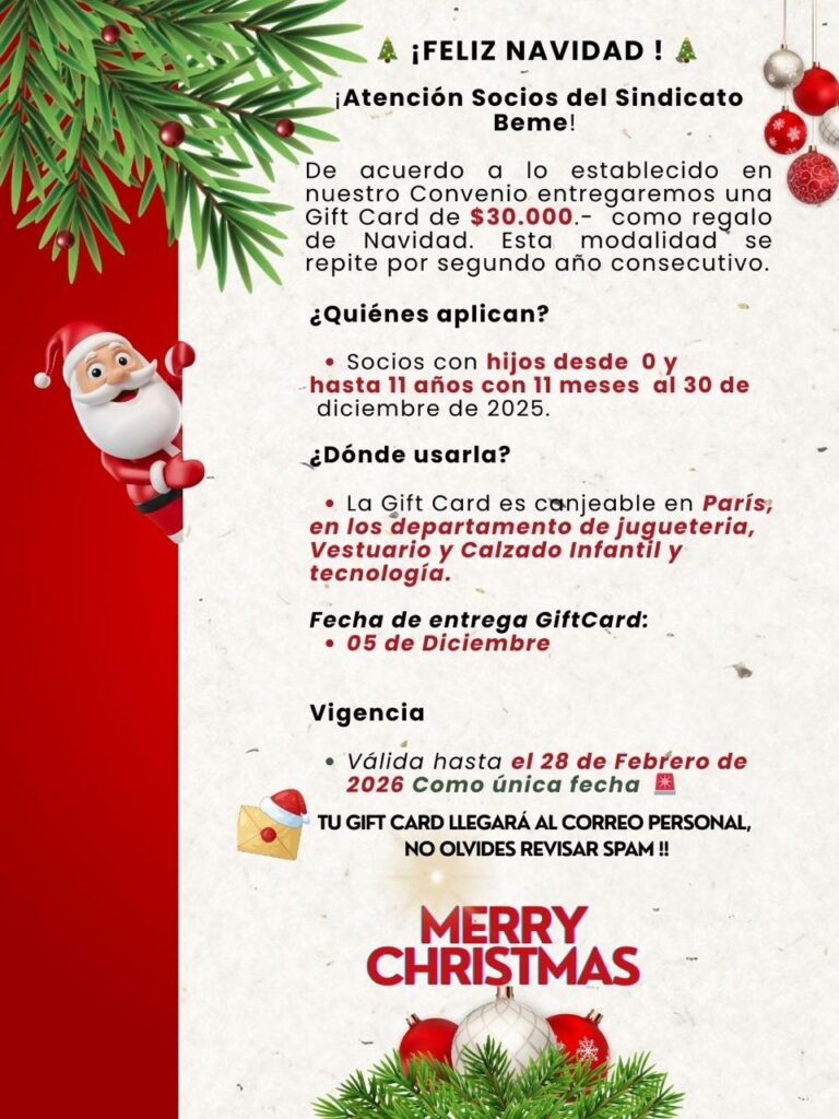 Beneficio Cuadragésimo Octavo Convenio Colectivo!!!