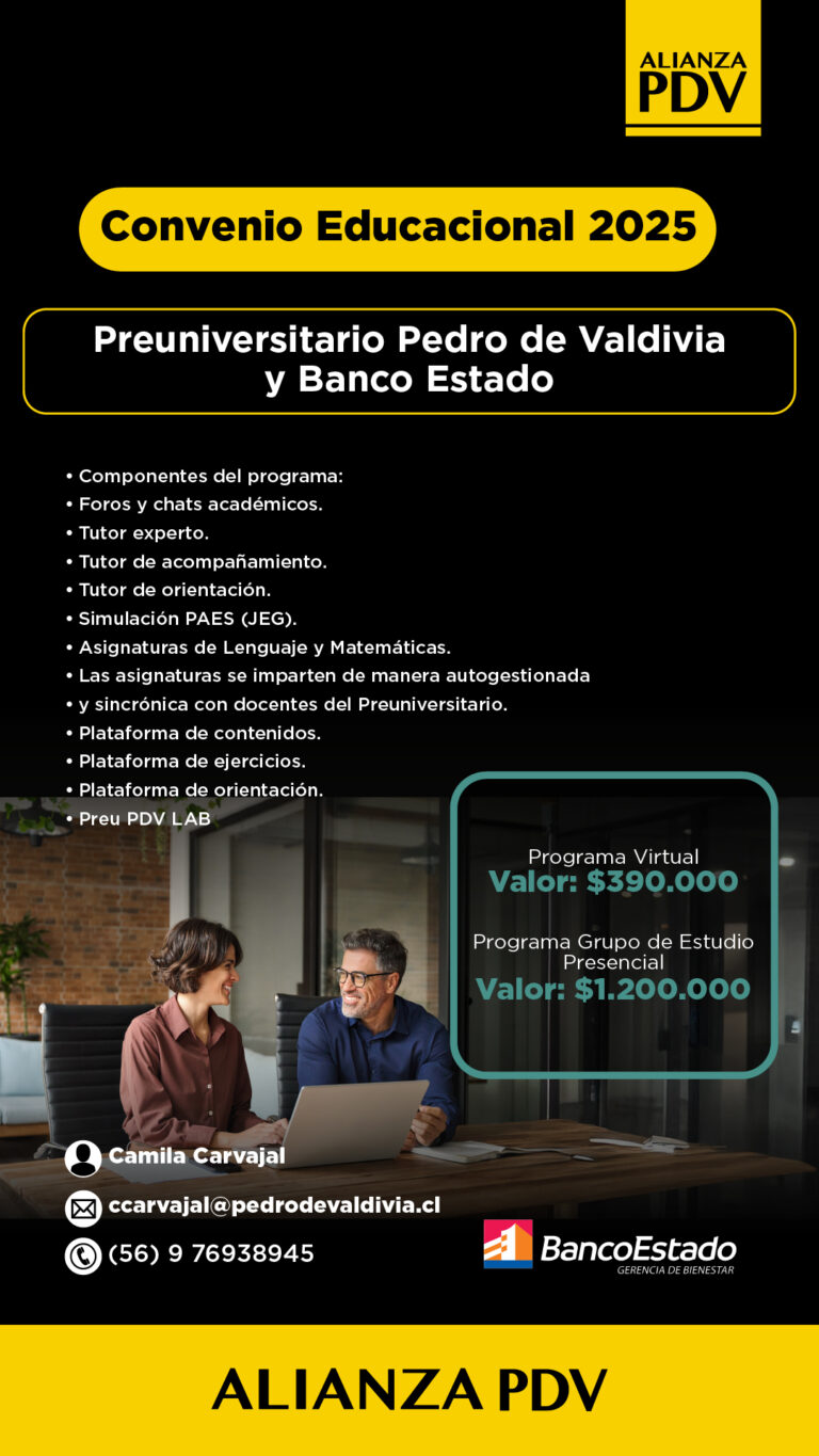 Convenio con Preuniversitario Pedro de Valdivia